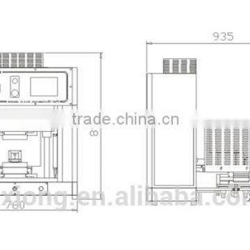 JX-525 / Станок для литья под давлением пластика низкого давления в виде одноблочного самолета для настольного использования с одностанционным боковым типом photo-3