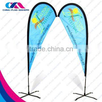 Custom Double Side Display Wind Fly Bowhead Flag photo-2