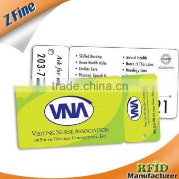 2014 hot selling customized Snap-off Plastic Card