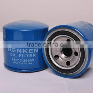 26300-35502 Oil filter use for Korea car . oil fitler 26300-35503. high quality filter