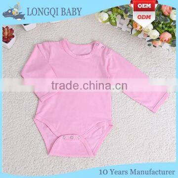 PF-MS-118 100% cotton infant baby long sleeve bodysuit