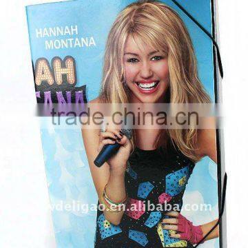 Famous Singer Star Color Art Paper Desktop File Box for Office Stationery Cardboard A4 or FC Size