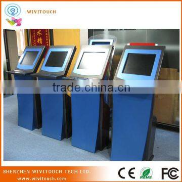 17"/19" wireless banking kiosk self service queuing machine