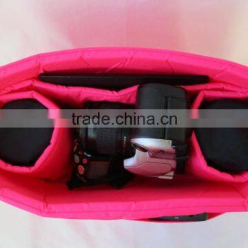 Leather Material and Soft Bag Type Pink Dslr Camera Bag for Girl photo-6