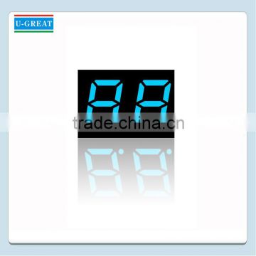 0.36 Inch 2 Digits Blue Mini 7 Segment LED Display