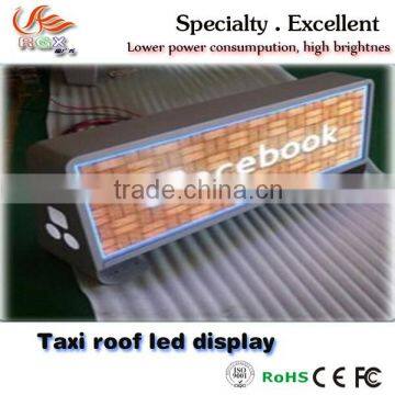 RGX 2015 New Design Popular Taxi Top Roof LED Display