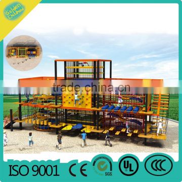 Indoor Children Climbing Rope Net, Jungle Gym Obstacle Course Playground outward bound