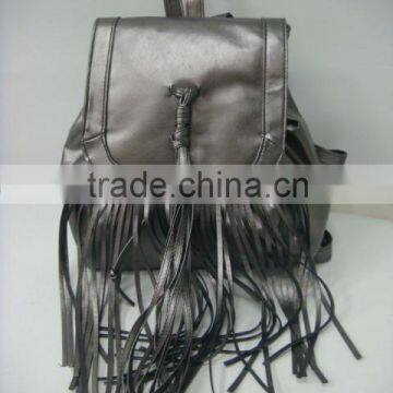 2016 Wholesale PU Leather Fringe Tassel Backpacks