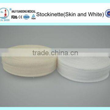 YD70754Medical White Polyester Stockintte Tubular Bandage