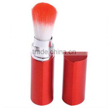 Heart shape handle retractable cosmetic brush