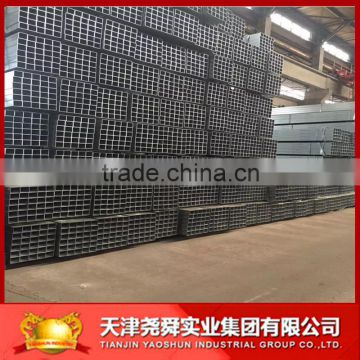 25 x 25 mm ASTM A53 galvanized steel pipe made in China