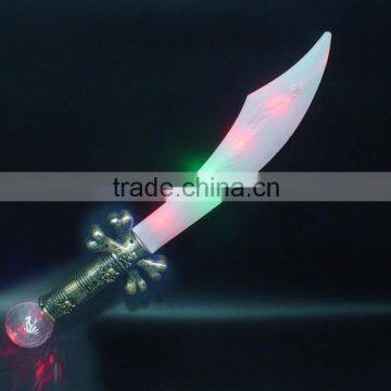 7 LED Flashing Pirates Knife with Disco Ball for Kids