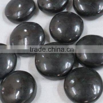 Black Agate Palm Stone Worry Stone Massage Stone Healing Stone photo-2