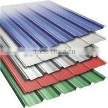 wholesale prepainted galvanized trapezoidal sheet metal roofing