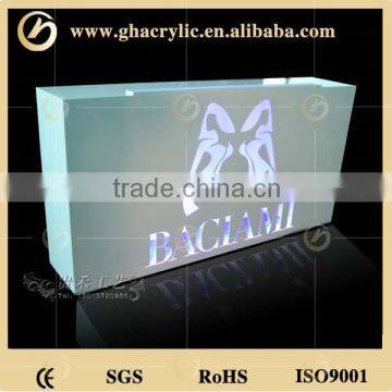 Acrylic Led Sculptures With LED Lights for Company Festive