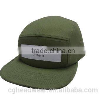 China factory unisex fashion 5 panel hat/ snapback hat/ baseball cap