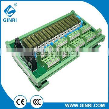 MIL/IDC Connector 16 Channel 1a Slim Relay Module with Slotted screws (PLC Output Amplified Board) JR-B16PC-F/24VDC