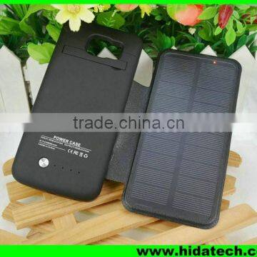 Wholesale 4200mah solar case for samsung galaxy s6 solar cell phone charger