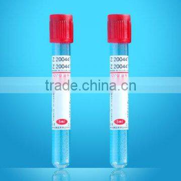 Disposible Vacuum Blood Collection Tube Clot Activator Tube