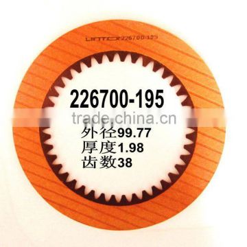 Jiake ATX SMMA Automatic Transmission 226700-195 Friction plate Gear box automotive friction disc LINTEX Clutch Plate