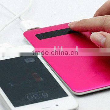 slim luxury mobile power supply 5600mah