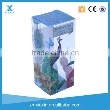 cheap beauty printed plastic pvc cosmetic box