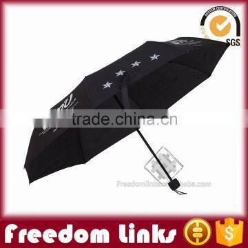 Custom Print 3 Fold Umbrella With Low Cost