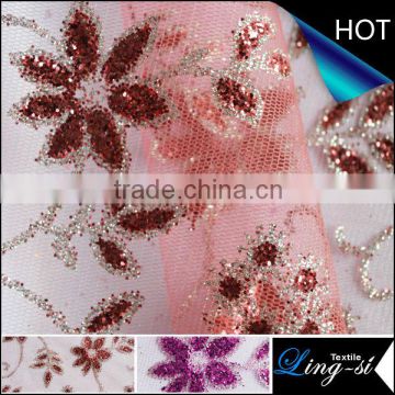 Tulle Metallic Fabric for Dress DSN215