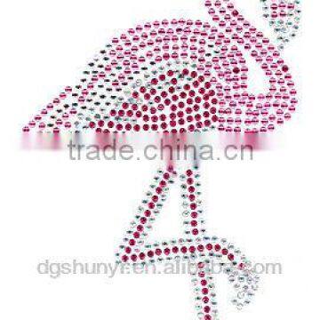 hot fix rhinestone applique bird