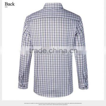 Custom Top Quality Business Mens Dress Shirt Wool Plaid Shirts for Business Man Quality Choice photo-2