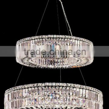 2014 new large two tiers Crystal Chandelier for hotel,villa or restaurant