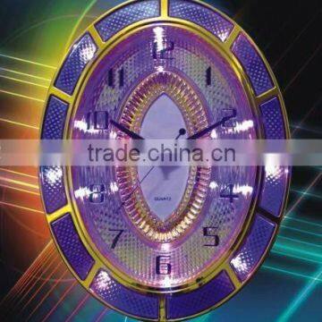 Noble analog wall clock, hotel LED wall clock