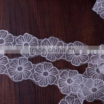 New embroidery chemical lace trimming guipure chemical lace design