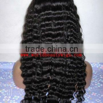 top quality chinese human remy hair lace front wig