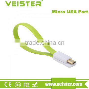 Veister Mini Magnet Micro USB 5 Pin Short Data Charger Cable for Android