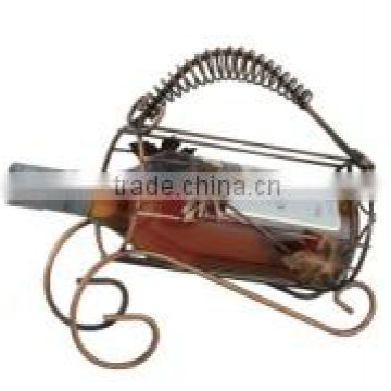 stainless steel wine shelves/wine rack/Double leaf wine rack/ Professional Design Metal Wall Wine Rack