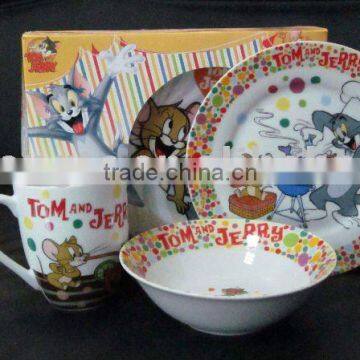 YF38001 ceramic dinnerware with gift box