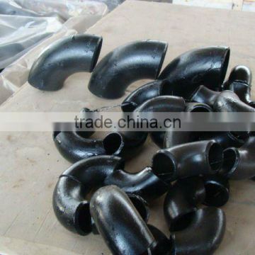 Carbon steel long radius elbow with black oil. sch40 R=1.5d