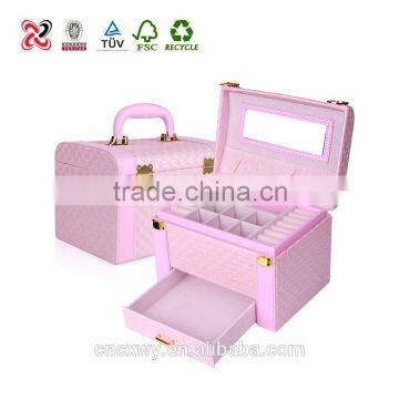 High Quality Luxury Leather Makeup Storage Box