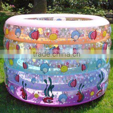 mini outdoor infalatable cartoon swimming pool