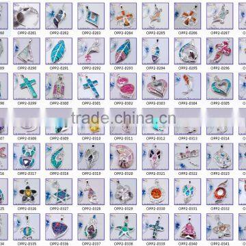 Opal Jewelry Factory Custom Lab Created Opal Pendant Necklace,925 Sterling Silver Synethic Fire Opal Necklace photo-4