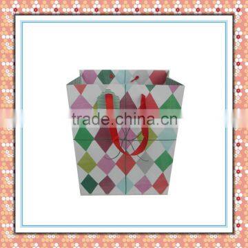 Manufacturing Cute Two-side Offset Paper Hand Bag photo-3