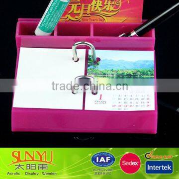 factory supplier acrylic solar calendar display stand rack