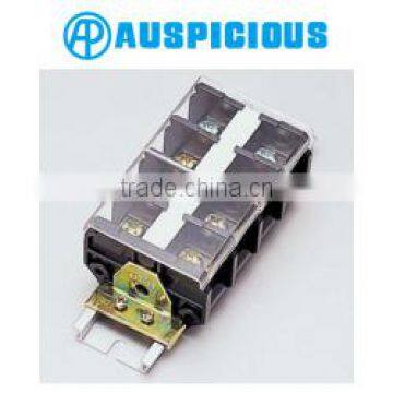 22mm2 80A 600VAC M6 Screw Rail Type Terminal Block (ATR80)