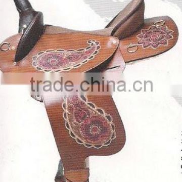 Western horse saddle