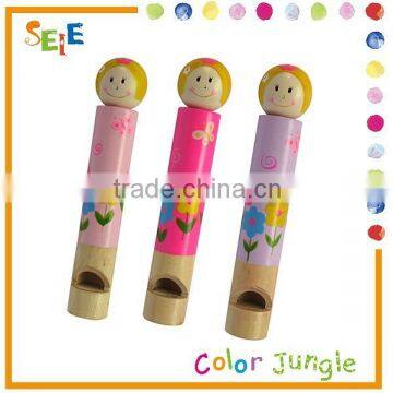 wood music instruments child funny whistle