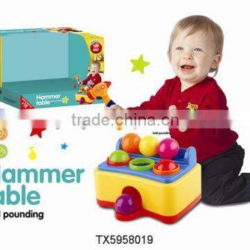 Children&Baby New Style of Musical Hammer Table Game Ball Pounding Toys