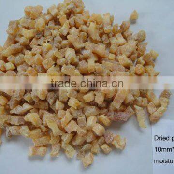 excellent export dried peach dices