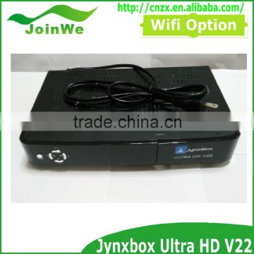 Jynxbox Ultra Hd V22 Satellite Receiver With Jb200 Hd Module,Dvb-s2,Atsc,Wifi Adapter Included For North America