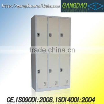 6 door steel clothes cabinet